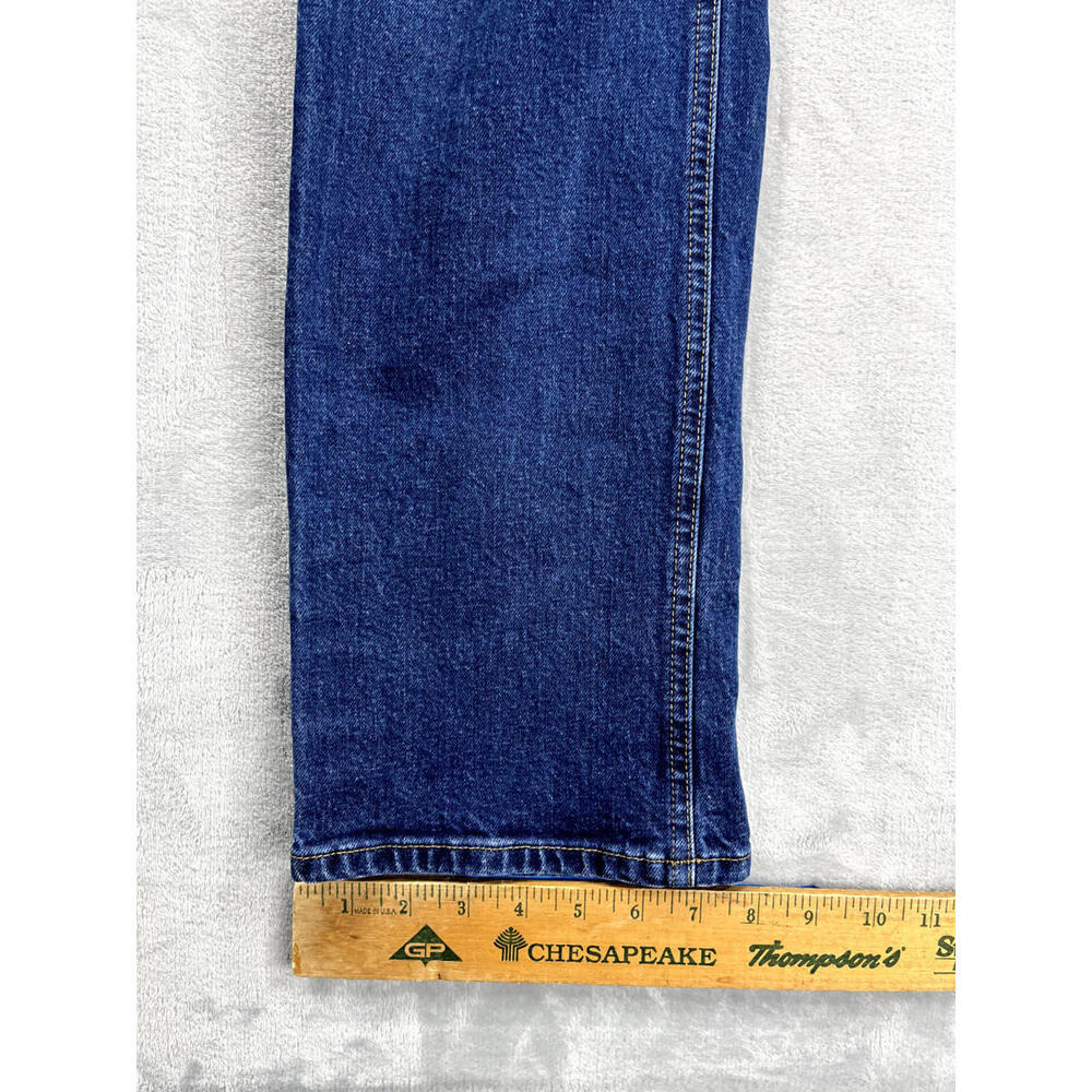 Tecovas Jeans Men's 32x30 Dark Blue Straight Leg Five Pocket Ranchwear - Picture 9 of 11